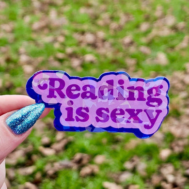 Reading is Sexy Sticker - Indie Indie Bang! Bang!