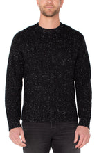 Load image into Gallery viewer, Black Confetti Crew Neck Sweater