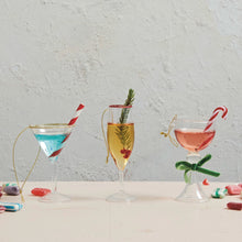 Load image into Gallery viewer, Glitter Cocktail Ornament