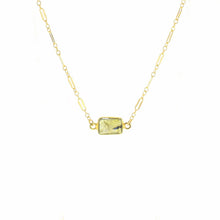 Load image into Gallery viewer, Gold Cala Necklace with Labradorite - Indie Indie Bang! Bang!