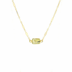 Gold Cala Necklace with Labradorite - Indie Indie Bang! Bang!