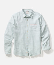 Load image into Gallery viewer, Stretch Selvage Long Sleeve Shirt - Aqua - Indie Indie Bang! Bang!