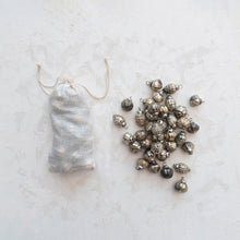 Load image into Gallery viewer, 1&quot; Embossed Mercury Glass Ornaments in Bag