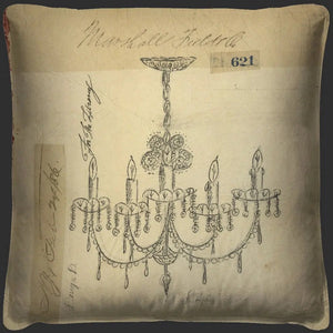 Chandelier for the Library Pillow