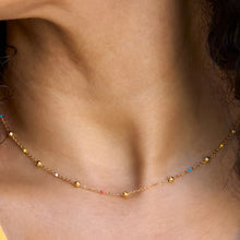 Load image into Gallery viewer, Dippin Dots Necklace - 18K Gold Plated - Indie Indie Bang! Bang!