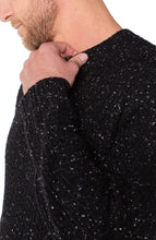 Load image into Gallery viewer, Black Confetti Crew Neck Sweater
