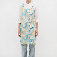 Load image into Gallery viewer, Pastel Iris Linen Japanese Crossback Apron - Indie Indie Bang! Bang!