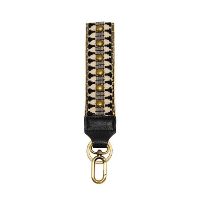 Black Studded Wristlet Keychain - Indie Indie Bang! Bang!