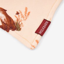 Load image into Gallery viewer, Organic Kerchief Bib Floral Fox