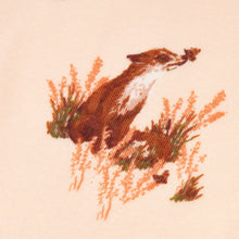 Load image into Gallery viewer, Organic Kerchief Bib Floral Fox