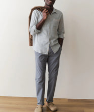 Load image into Gallery viewer, Stretch Selvage Long Sleeve Shirt - Aqua - Indie Indie Bang! Bang!