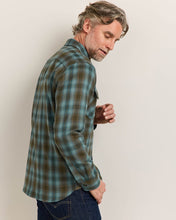Load image into Gallery viewer, Burnside Cotton Flannel Shirt - Sea Blue Multi Plaid | Pendleton