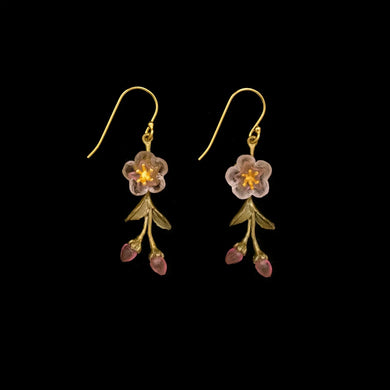 Michael Michaud Peach Blossom Wire Earrings - Indie Indie Bang! Bang!