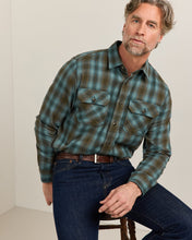 Load image into Gallery viewer, Burnside Cotton Flannel Shirt - Sea Blue Multi Plaid | Pendleton