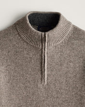 Load image into Gallery viewer, Pendleton | Shetland Half Zip Sweater - Stone Heather