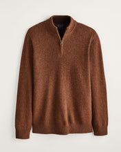 Load image into Gallery viewer, Pendleton | Shetland Half Zip Sweater - Spiced Heather