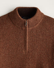 Load image into Gallery viewer, Pendleton | Shetland Half Zip Sweater - Spiced Heather