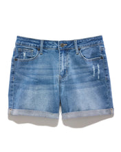 Load image into Gallery viewer, Shelby Cuff Denim Short - 4.5" Inseam - Indie Indie Bang! Bang!
