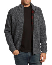 Load image into Gallery viewer, Rhineland Full Zip Mockneck Sweater