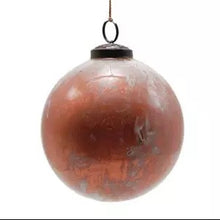 Load image into Gallery viewer, Marbled Glass Ball Ornament