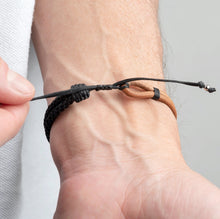 Load image into Gallery viewer, Nautical Leather Rope Bracelet - Indie Indie Bang! Bang!