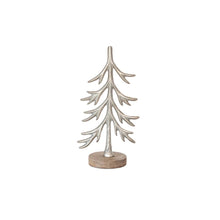 Load image into Gallery viewer, Cast Aluminum Tree with Mango Wood Base - Indie Indie Bang! Bang!
