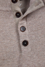 Load image into Gallery viewer, Woven 1/4 Button Pullover w/ Elbow Patch