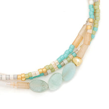 Load image into Gallery viewer, Mixed Media Bracelet - Courage/Amazonite - Indie Indie Bang! Bang!
