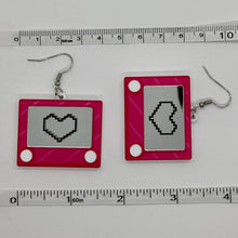 Load image into Gallery viewer, Etch A Sketch Earrings - Indie Indie Bang! Bang!