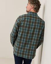 Load image into Gallery viewer, Burnside Cotton Flannel Shirt - Sea Blue Multi Plaid | Pendleton