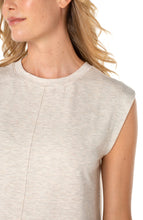 Load image into Gallery viewer, Oatmeal Heather Sleeveless Crew Neck