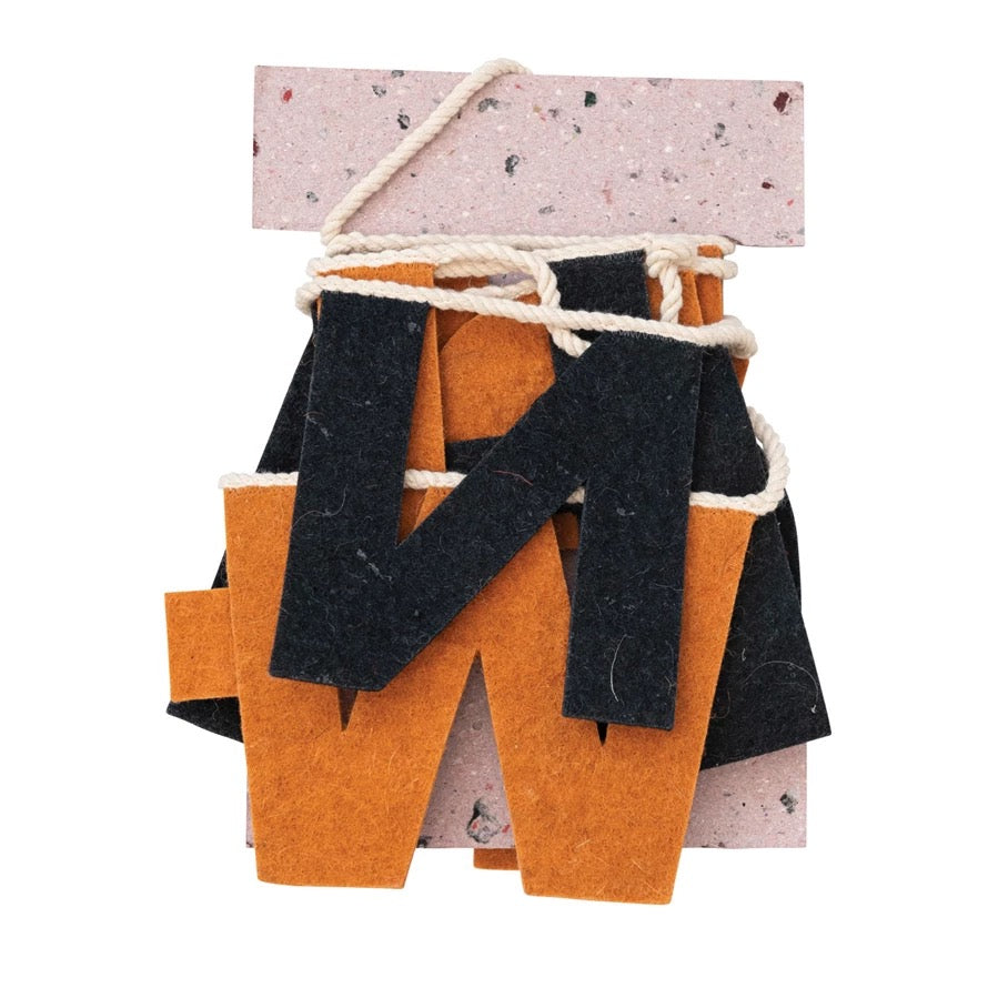 Creative Co-Op Wool Felt Garland - Thumbnail 3