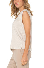 Load image into Gallery viewer, Oatmeal Heather Sleeveless Crew Neck