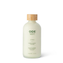 Load image into Gallery viewer, Ode Citrus Hand &amp; Body Lotion