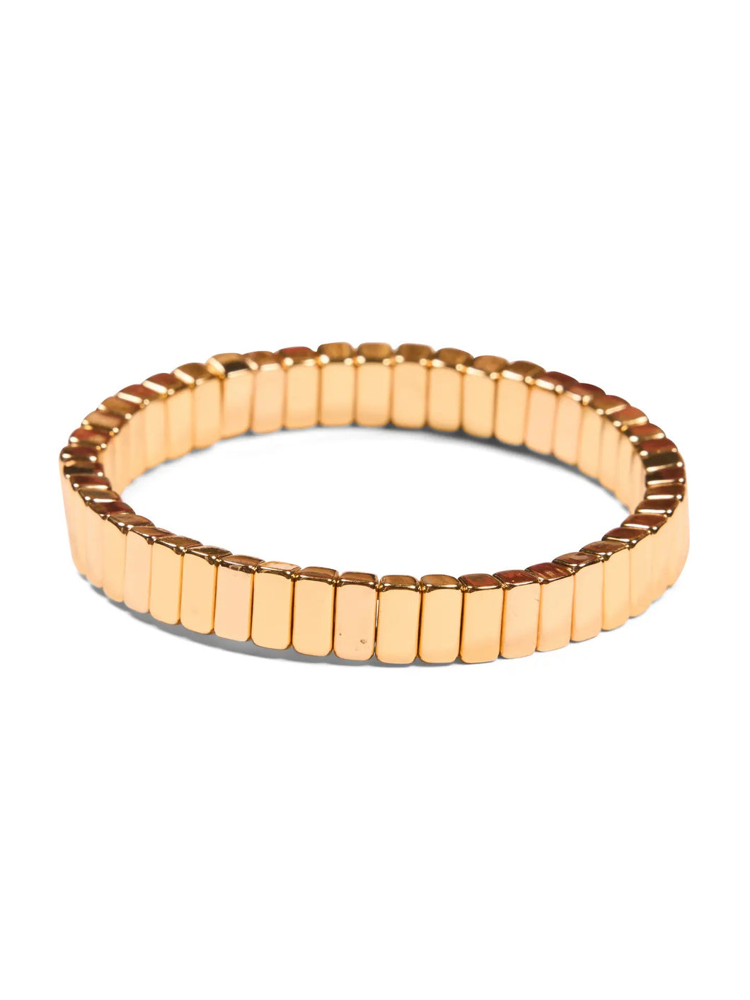 Gold Tall Tile Bracelet - Indie Indie Bang! Bang!