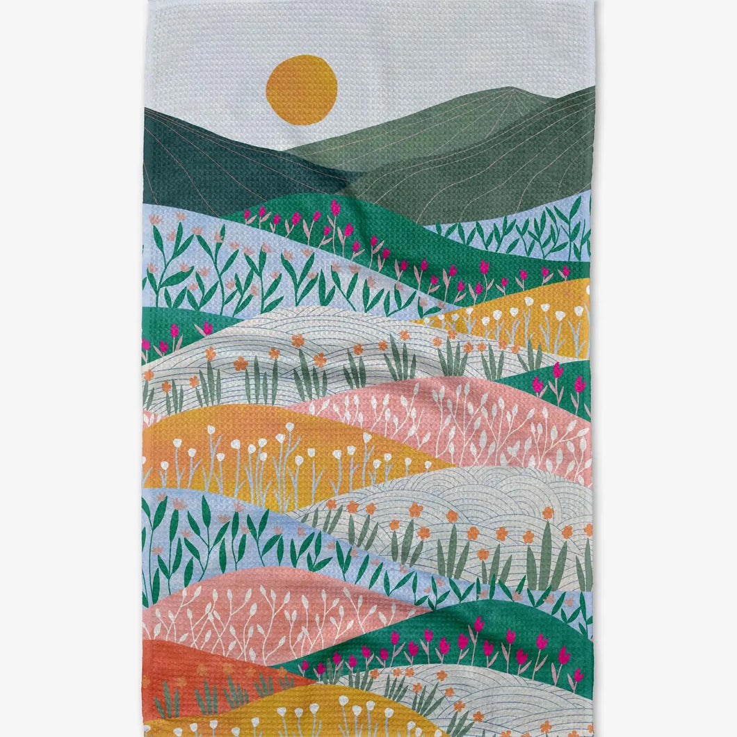 Sunrise Mountains Micro-fiber Hand Towel - Indie Indie Bang! Bang!