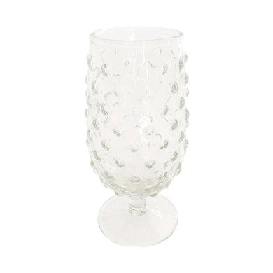 Glass Hobnail Stemmed Drinking Glass - Indie Indie Bang! Bang!