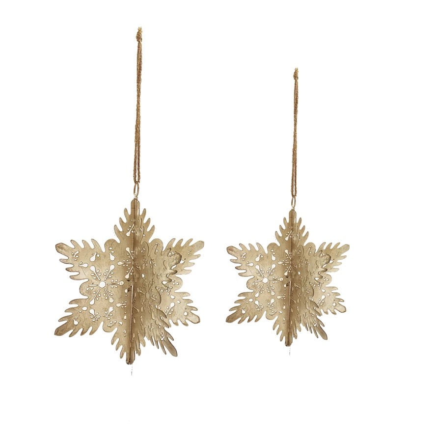 Creative Co-Op Snowflake Ornaments - Thumbnail 2