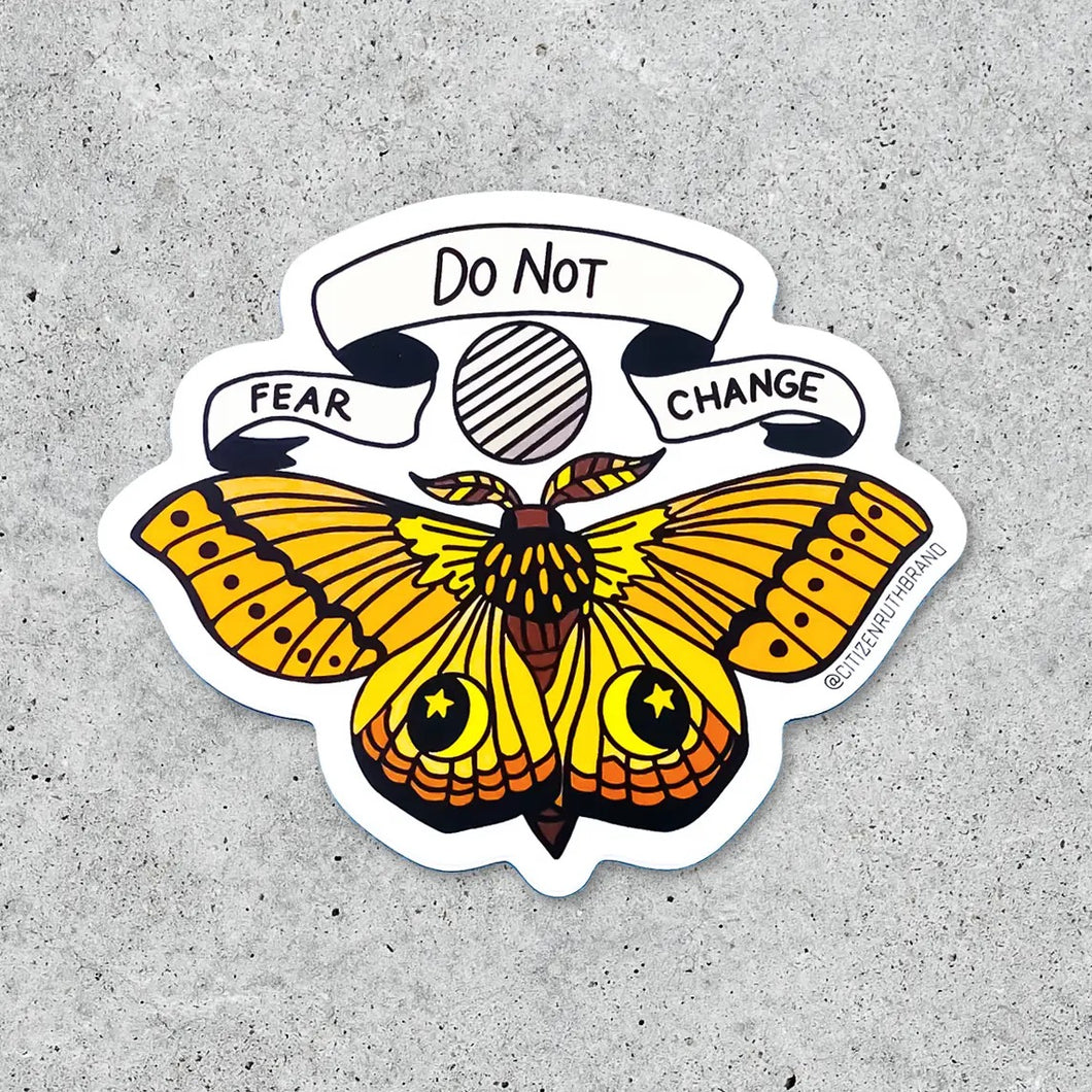 Do Not Fear Moth Sticker - Indie Indie Bang! Bang!
