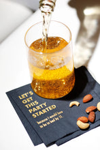 Load image into Gallery viewer, Lets Get This Party Started Cocktail Napkin - Indie Indie Bang! Bang!