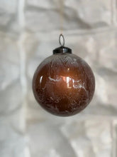 Load image into Gallery viewer, Marbled Glass Ball Ornament