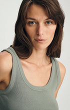 Load image into Gallery viewer, Mavi | Ribbed Square Neck Tank Top- Sage - Indie Indie Bang! Bang!