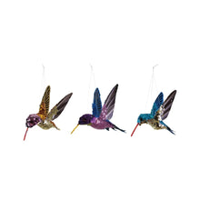 Load image into Gallery viewer, Hummingbird Ornament with Sequins &amp; Glitter, 3 Styles - Indie Indie Bang! Bang!