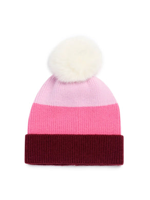 Charlotte Beanie Hat - Navy or Pink