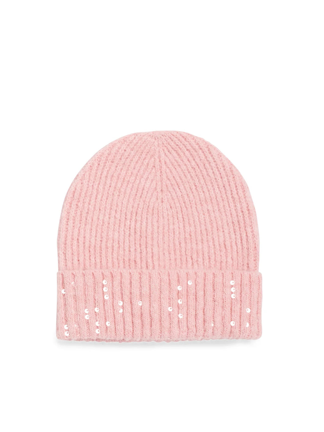 Arya Sparkle Beanie Hat - Ivory or Pink