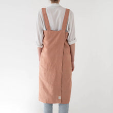 Load image into Gallery viewer, Cafe Creme Linen Pinafore Apron - Indie Indie Bang! Bang!