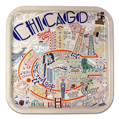 Chicago Landmark Birchwood Tray - Indie Indie Bang! Bang!