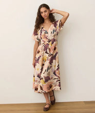 Load image into Gallery viewer, Naomi Midi Dress- Watercolor Floral - Indie Indie Bang! Bang!