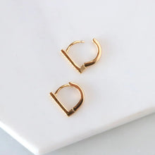 Load image into Gallery viewer, Bar Huggie Earrings - Indie Indie Bang! Bang!