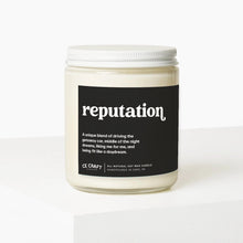 Load image into Gallery viewer, Taylor Swift | Reputation Candle - Indie Indie Bang! Bang!